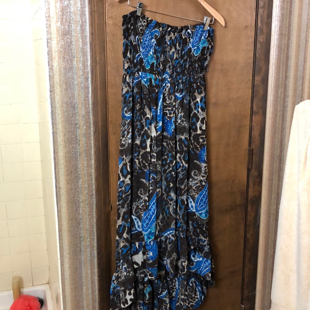 Fun & Flirt Small strapless High /Low Dress